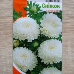 Семена Астра карликовая Снежок 0,3 г