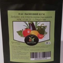  Удобрение ТМ Mivion  Пасленовый бум для томатов, перца, баклажанов  20 г
