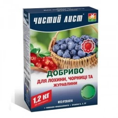 Удобрение Чистый Лист   для голубики, черники и клюквы 1,2 кг.